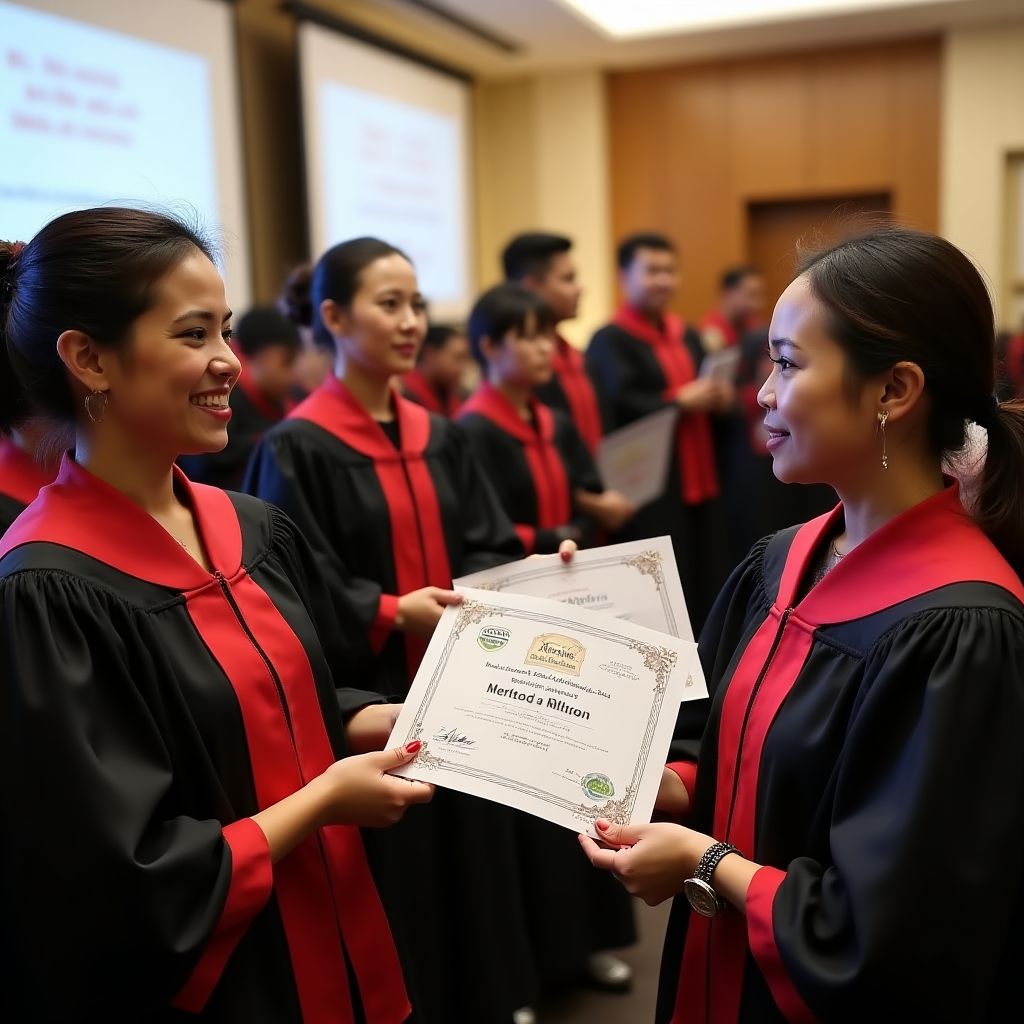 Graduación de participantes
